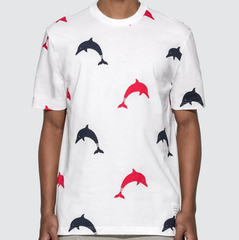 Thom Browne Dolphin Print 海豚印花T恤