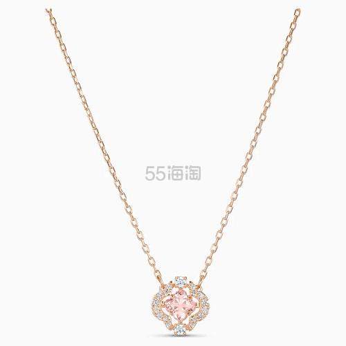 Swarovski 施华洛世奇 2020新款 四叶草花朵 跳动的心项链
