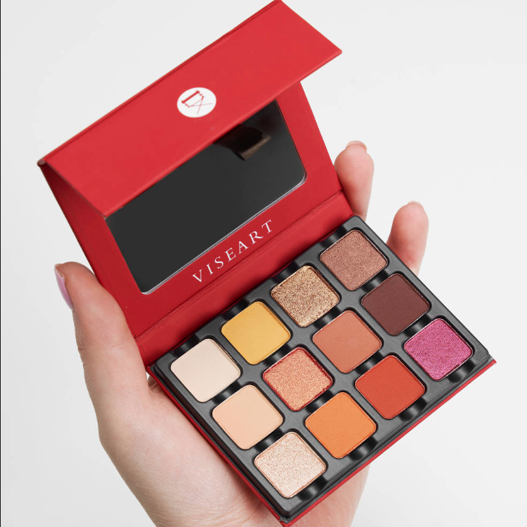 VISEART 十二色暖色调眼影盘