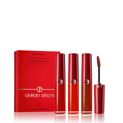 【额外7.8折】Giorgio Armani 阿玛尼红管唇釉三件套