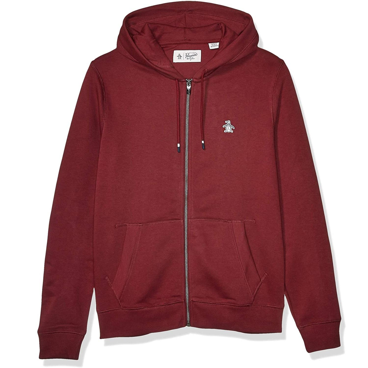 【中亚Prime会员】Original Penguin 企鹅牌 男士长袖拉链连帽卫衣