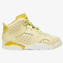 【降价】乔丹 Air Jordan Retro 6 中童款篮球鞋 花卉黄