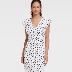 DKNY DALMATIAN DOT SHEATH 波点裙