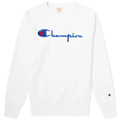 【6.5折】CHAMPION Logo 白色圆领卫衣