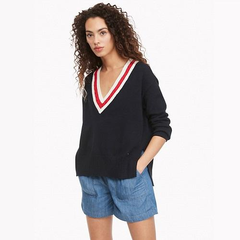 【5.7折】TOMMY HILFIGER V领毛衣