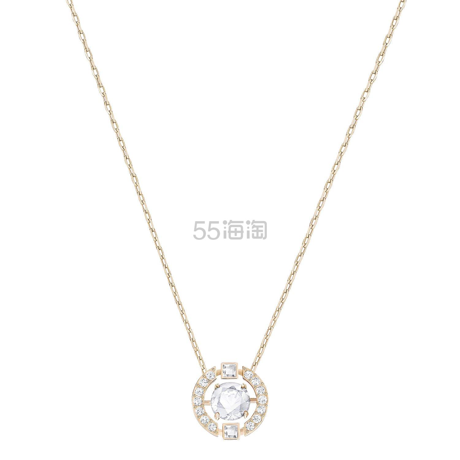 【中亚Prime会员】Swarovski 施华洛世奇 跳动的心玫瑰金项链 5272364