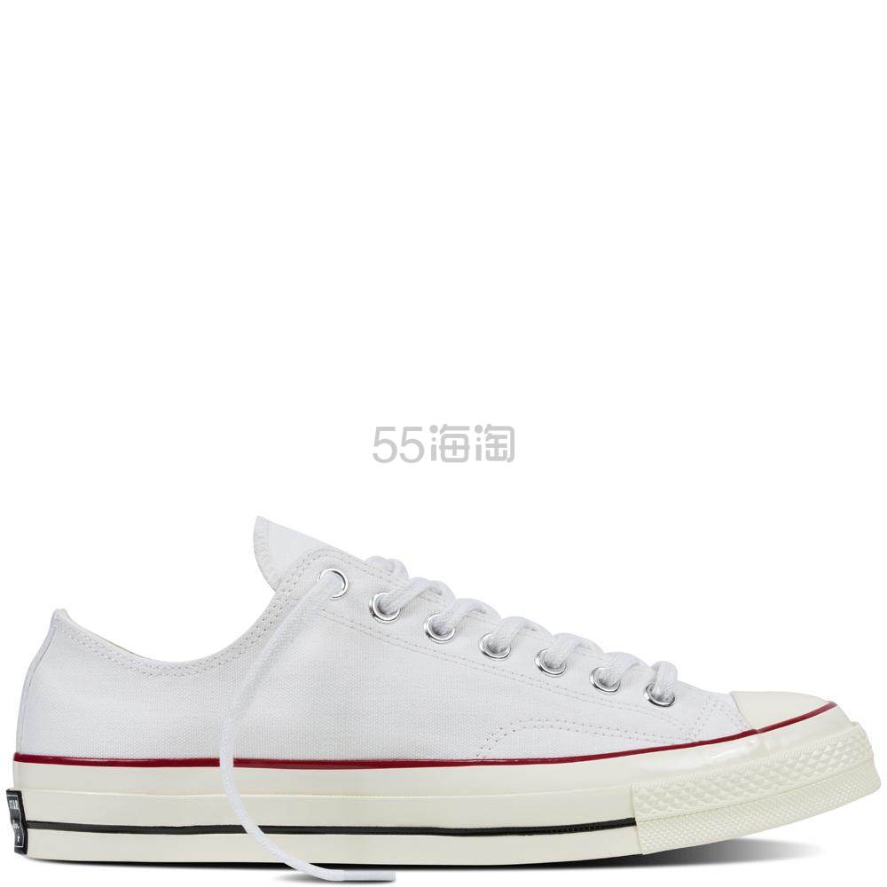 Converse 匡威 Chuck 70 经典白色低帮帆布鞋