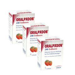 Oralpadon 婴幼儿电解质水 草莓味 5.13g*10包 3盒装