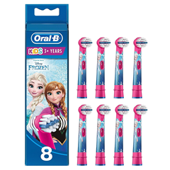 降价！【亚马逊海外购】Oral-B 欧乐 Stages Power 儿童电动牙刷替换刷头8支装 冰雪奇缘款
