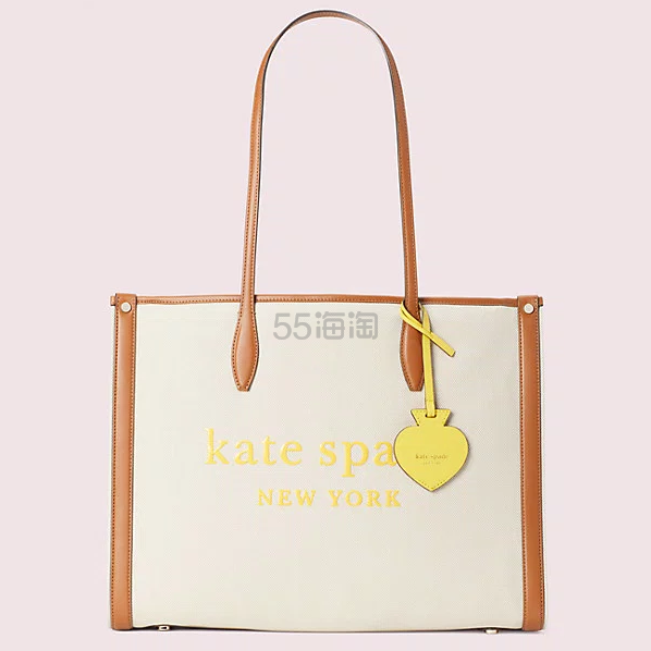 【需凑单】kate spade 凯特丝蓓 market 大号帆布包
