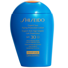 【额外7.5折】Shiseido 资生堂 新艳阳夏臻效水动力*乳液 蓝胖子 SPF30 100ml