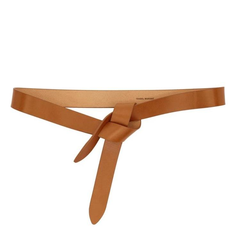 【7.5折】Isabel Marant Lecce Leather Belt 打结设计腰带