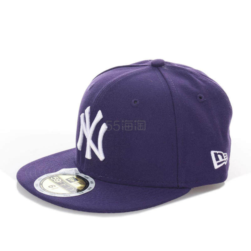 New Era 纽亦华 儿童 59Fifty MLB 纽约洋基队 logo 平檐棒球帽