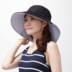 日本 UV CUT 防紫外线 可折叠渔夫帽