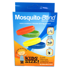 【直邮*】Mosquito-Band 宝宝专用硅胶驱蚊手环 2只装