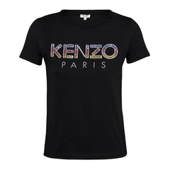 Kenzo 亮片刺绣 logo T恤