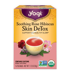 Yogi 肌肤排*舒缓玫瑰木槿花茶 16袋茶