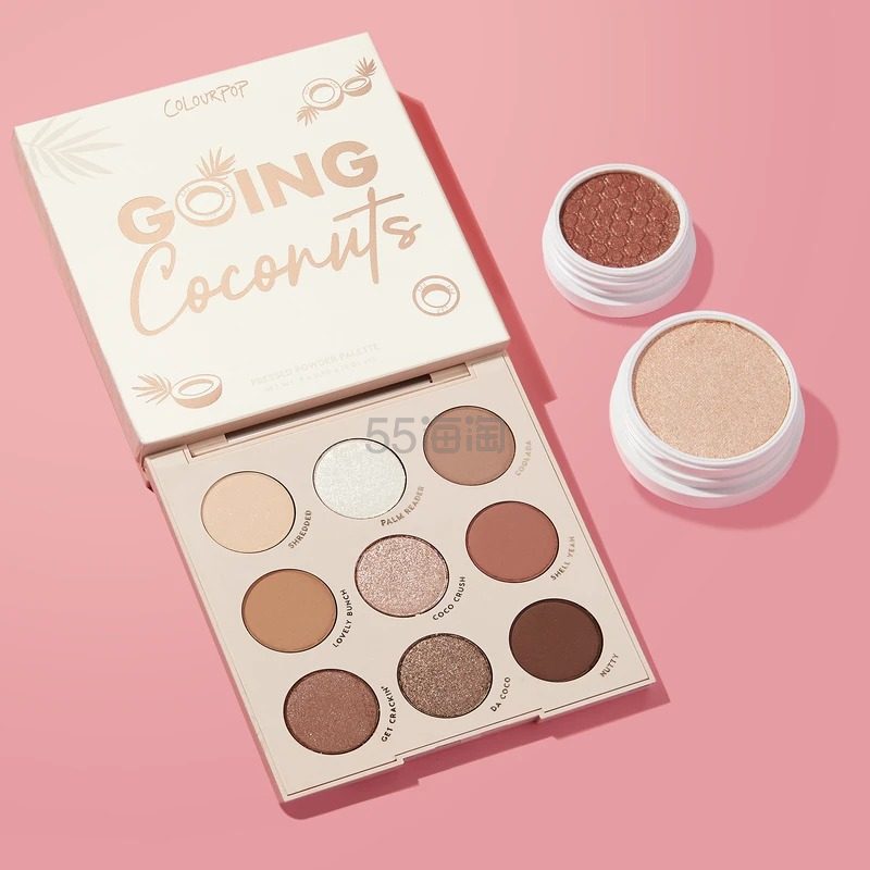 【补货】Colourpop Coconut Creek 椰子盘套装