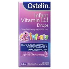 【直邮*】Ostelin 婴儿维生素 D3滴剂 2.4ml