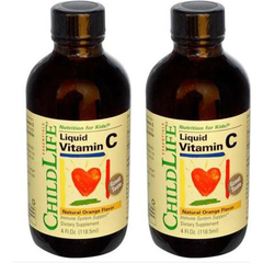 【包邮】ChildLife 童年时光 维生素C补充液 香橙味 118.5ml 2瓶装