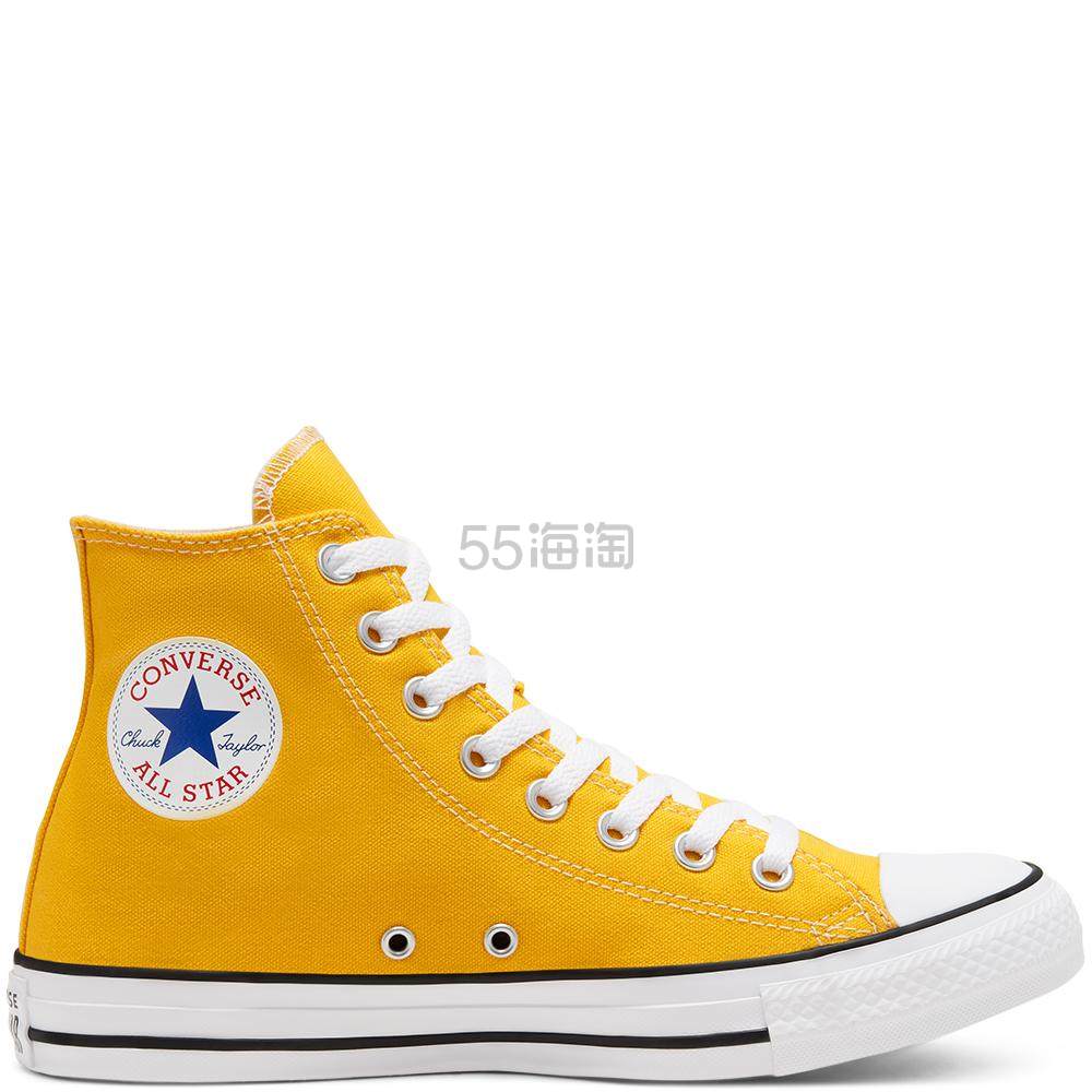 Converse 匡威  All Star 橙黄色高帮鞋