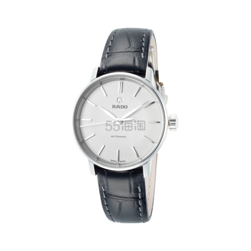 Rado 雷达表 Coupole 系列 银黑色女士气质腕表 R22862015