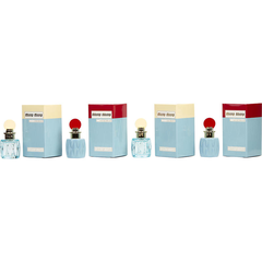【直邮*】MIU MIU 缪缪 女士香水迷你套装 EDP （*香水7.5ml x 2 + 蓝色之水 7.5ml x 2）