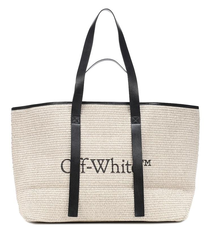 【热卖款】OFF-WHITE Logo 帆布购物包