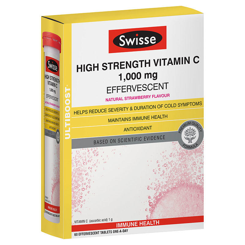 降价！ Swisse Ultiboost 高强度维生素C泡腾片 3×20片