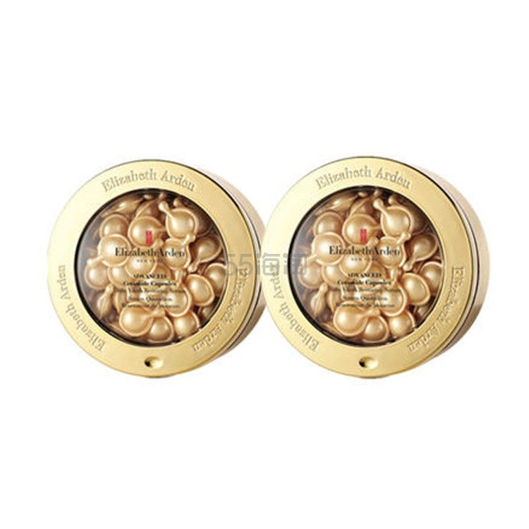 【包邮*】Elizabeth Arden 伊丽莎白雅顿 金致面部胶囊精华液 60粒*2瓶