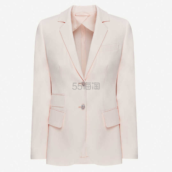 MAX MARA Adele 单排扣棉质西装外套