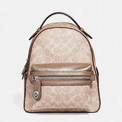 【*后三个】Coach Campus Backpack 23 经典logo帆布背包