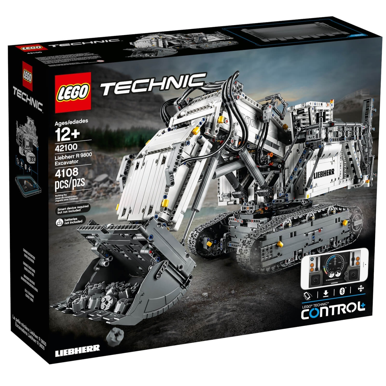 【可享$7返利】LEGO 乐高 机械组 42100 利勃海尔R9800遥控挖掘机