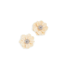 【3.7折】Lele Sadoughi Gardenia 花卉耳钉