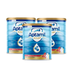 【包邮】 Aptamil 爱他美 金装婴幼儿奶粉 4段 900g*3罐