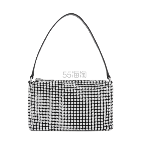 ALEXANDER WANG 水晶缀饰网布单肩包