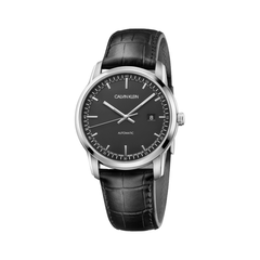 Calvin Klein 卡尔文·克雷恩 Infinite 系列 银黑色男士机械腕表 K5S341CZ