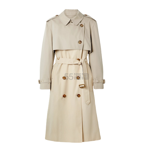 【4折】Burberry Deighton 分层式双色纯棉华达呢风衣