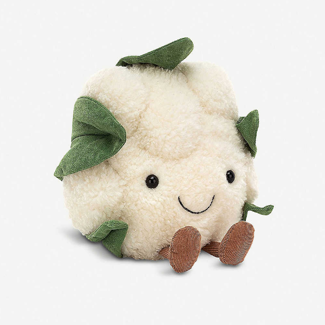 Jellycat Amusable Cauliflower 柔软毛绒玩具 26 厘米