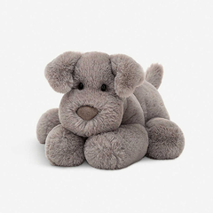 Jellycat Huggady 狗狗中号柔软毛绒玩具 22厘米