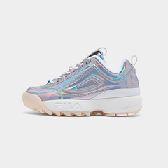 【历史新低】FILA DISRUPTOR 2 IRIDESCENT 斐乐女子彩虹镭射老爹鞋