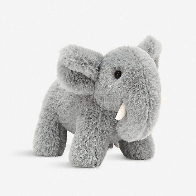 已过期jellycatdiddle小象毛绒玩具10cm新季新品85港币约76元