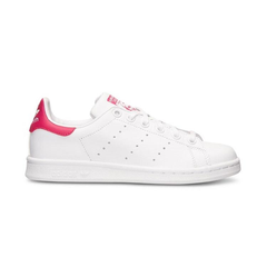 【5.4折】Adidas Originals 阿迪达斯三叶草 Stan Smith 粉尾大童款休闲鞋