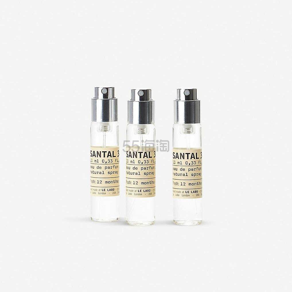 热卖 Le Labo Santal33 檀香木香水套装3 10ml 海淘返利优惠 55海淘