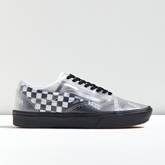 【限时5折】Vans 万斯 Slip-Skool 男款棋盘格半透明休闲板鞋