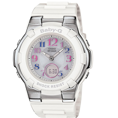 降价【日亚自营】CASIO卡西欧BGA-1100GR-7BJF 女款太阳能电波手表