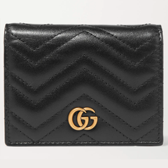 爆款*！【逆向好价】Gucci GG Marmont 绗缝皮革钱包