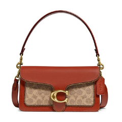 【限时7折】秋冬复古款！Coach 蔻驰 Tabby26 焦糖老花拼色腋下单肩包