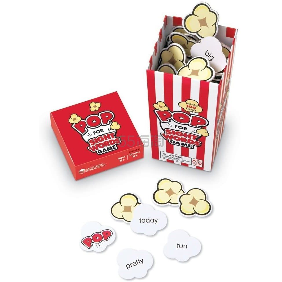 免关税中亚prime会员learningresourcesler8430英语单词卡片爆米花