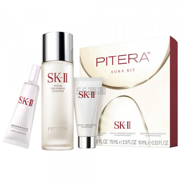 【凑单7折】SK-II Pitera Aura 三件套（价值9）